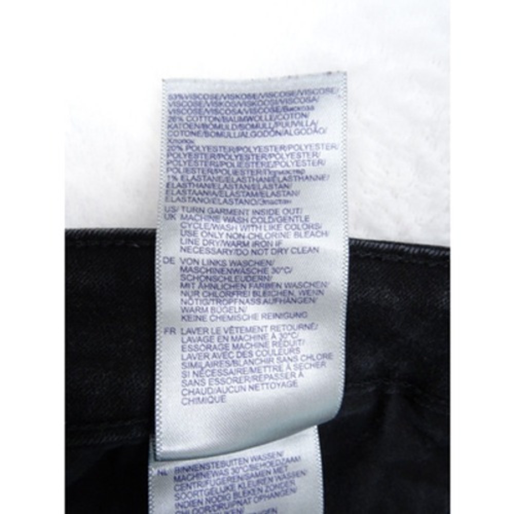 NYDJ Womens Jeans Size 16 Black Denim Ankle Stretch Lift Tuck High Rise - Picture 16 of 16